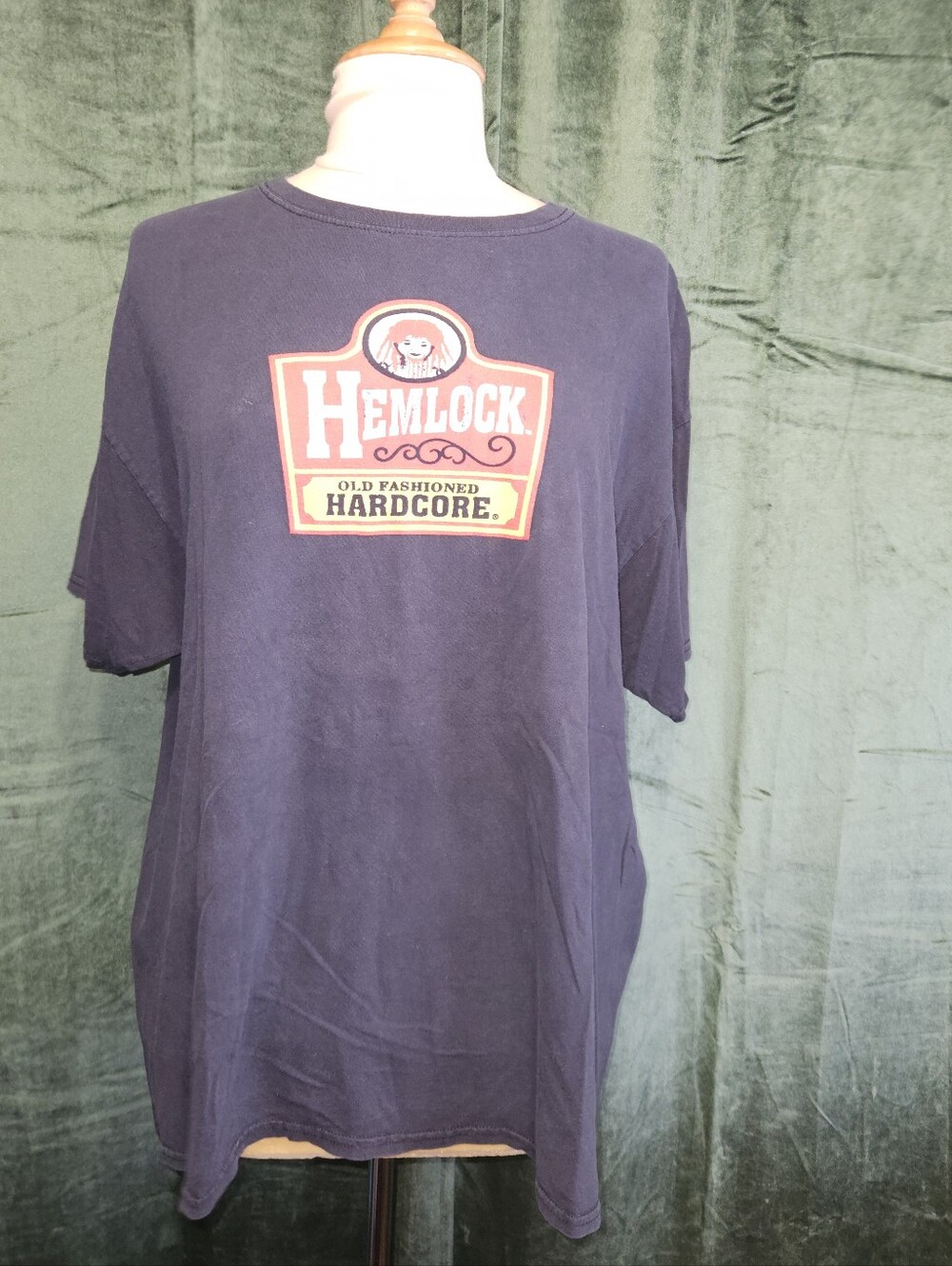 Vintage Hemlock Fruit Of The Loom Graphic Tee Wendy's Parody